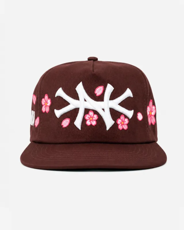 NY CHERRY BLOSSOM HAT (BRoWN) made by oMA Studios