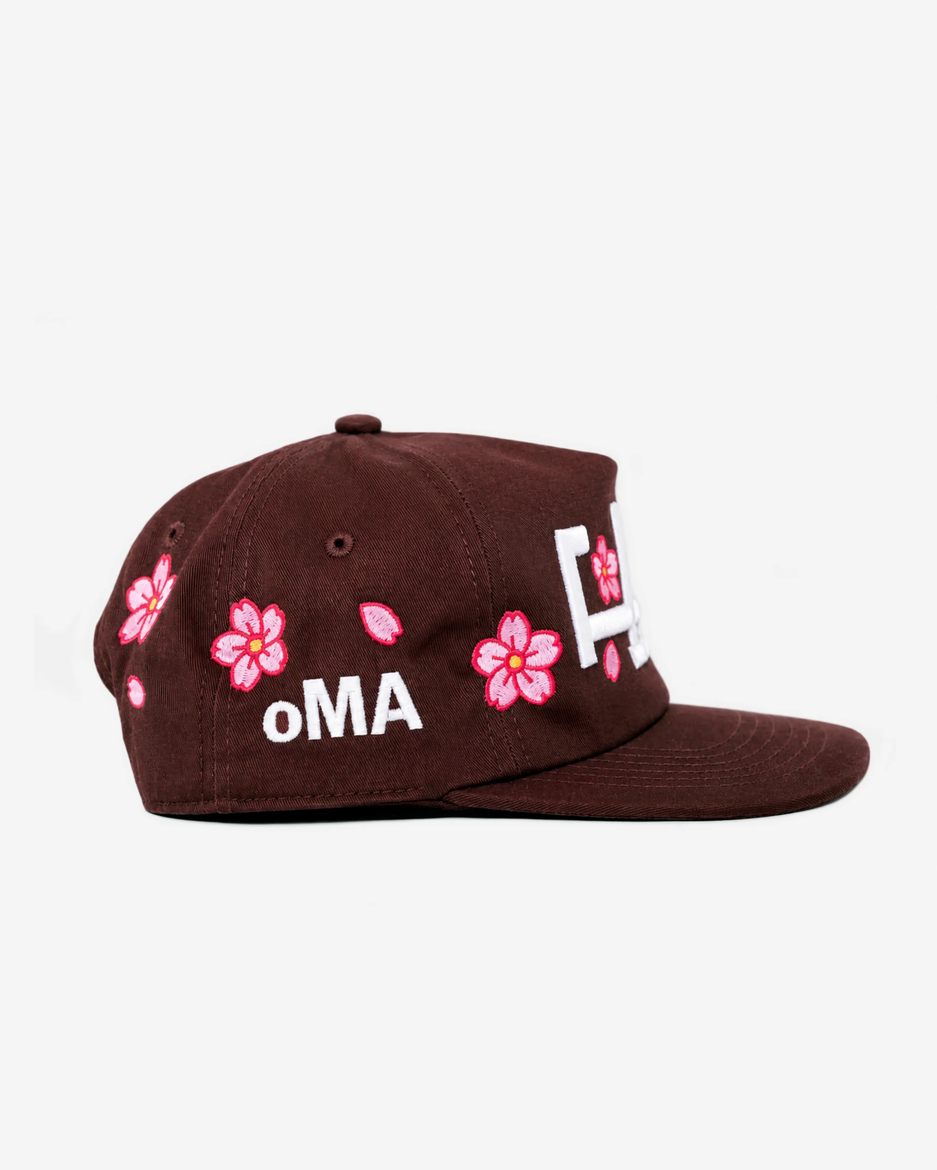 LoS ANGELES CHERRY BLoSSoM HAT (BRoWN) sold by oMA Studios product image thumbnail 2