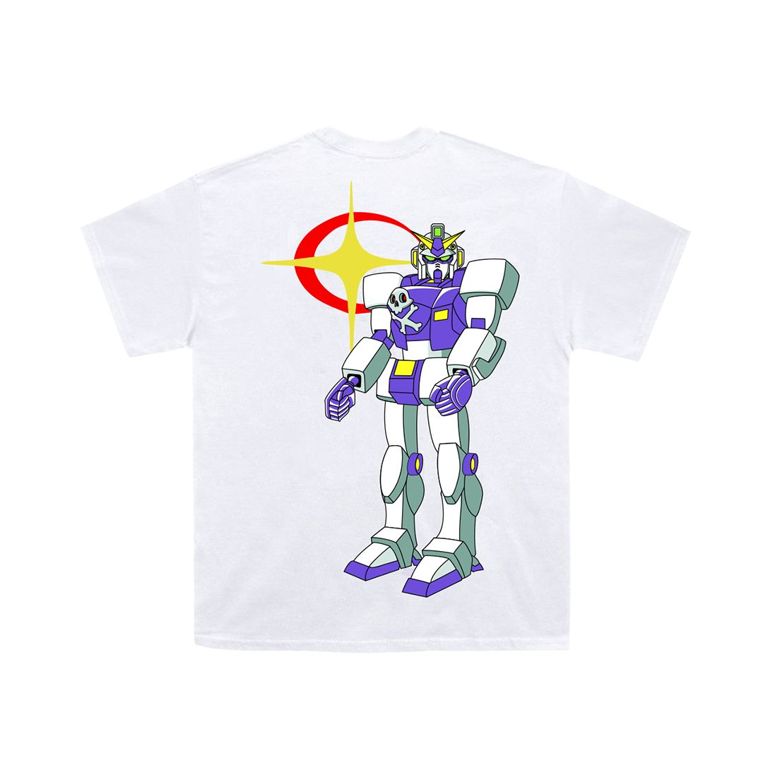 Skull Gundam Tee White sold by Ecosys LA