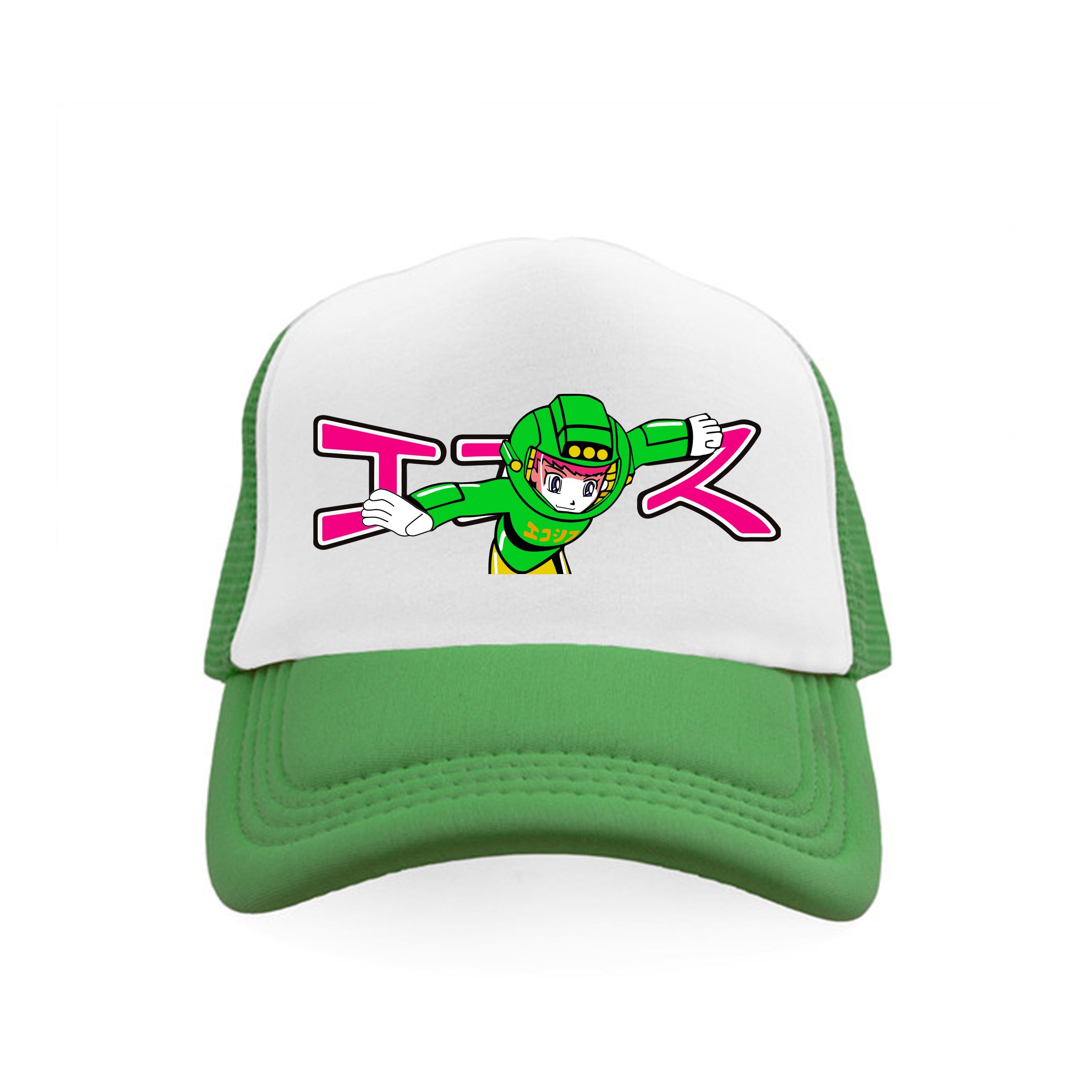 *SAMPLE* SpaceBoy Trucker Hat Green sold by Ecosys LA