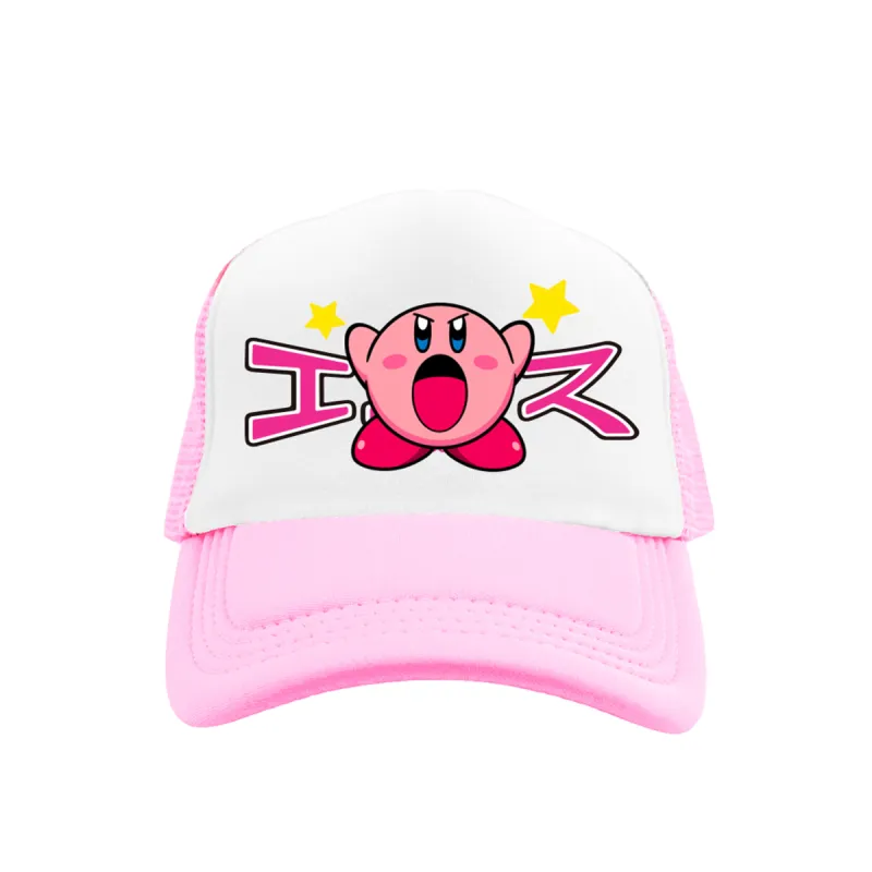 *SECRET* Kirby Trucker Hat Pink sold by Ecosys LA