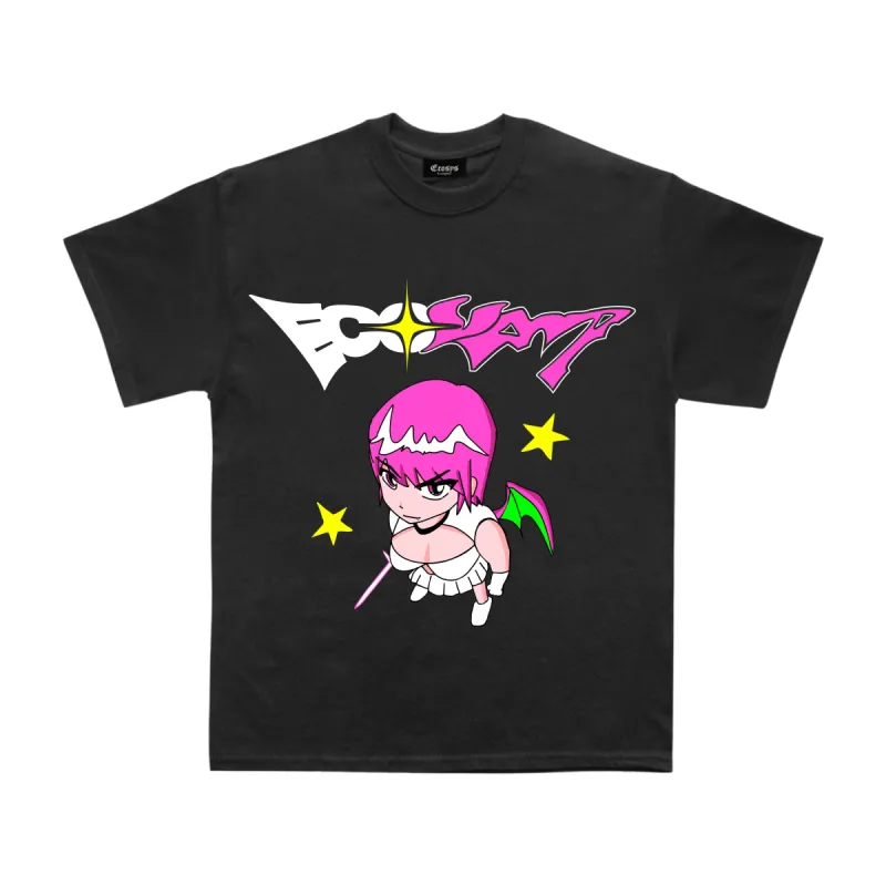 Vampire Girl Tee Black sold by Ecosys LA