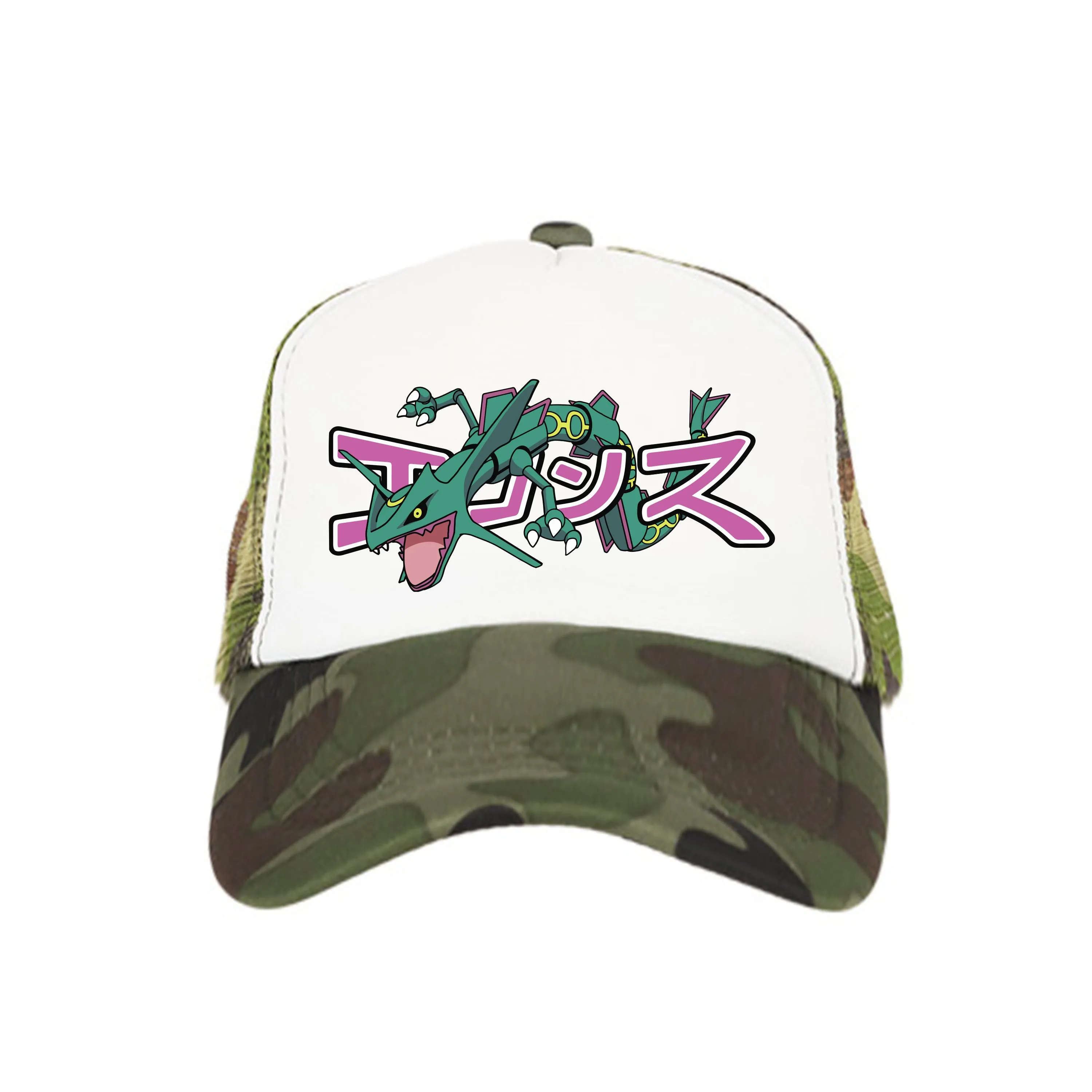 *SAMPLE* Rayquaza Trucker Hat Camo sold by Ecosys LA