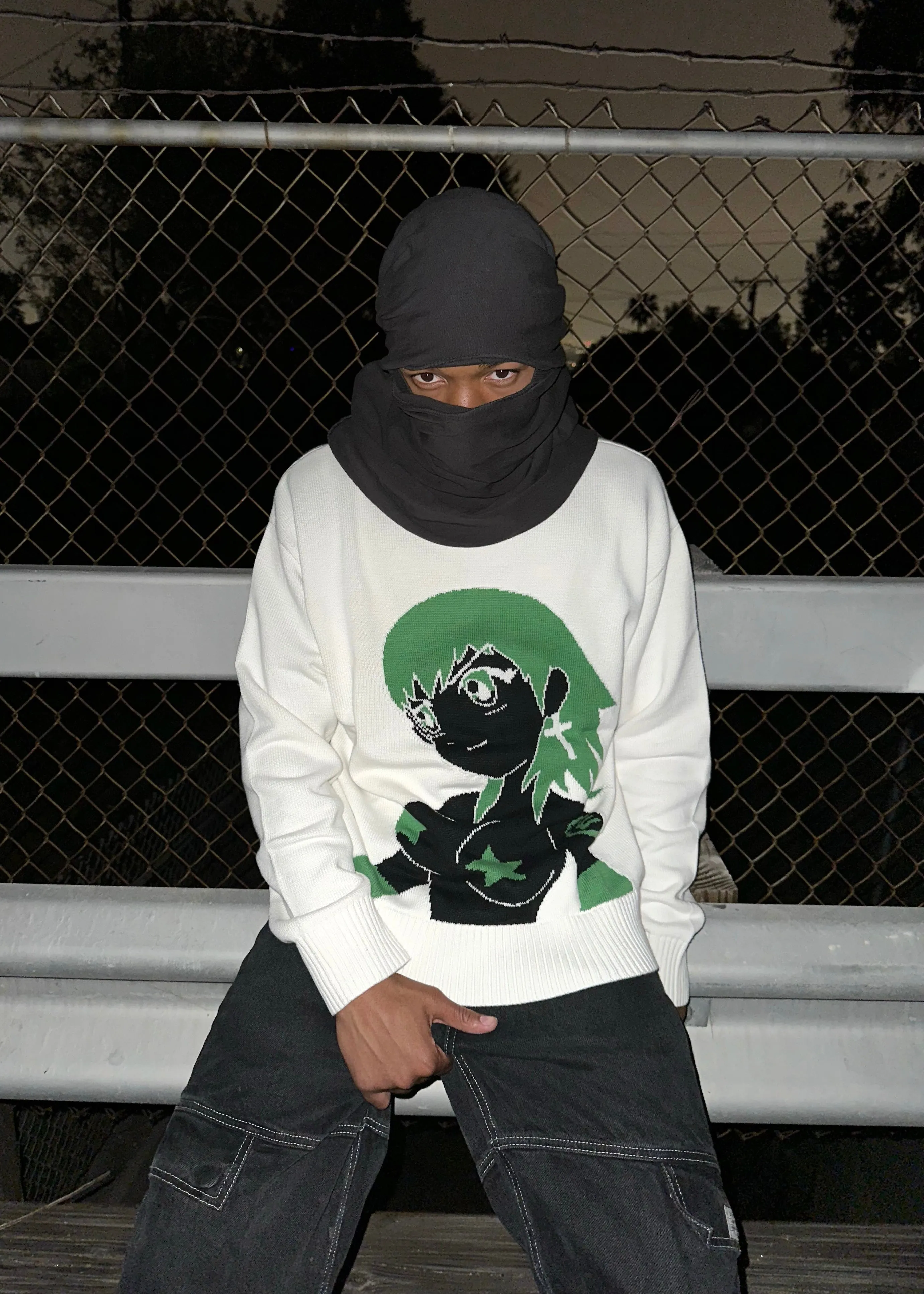 Ecosys Girl Knitted Sweater Black sold by Ecosys LA product image thumbnail 2