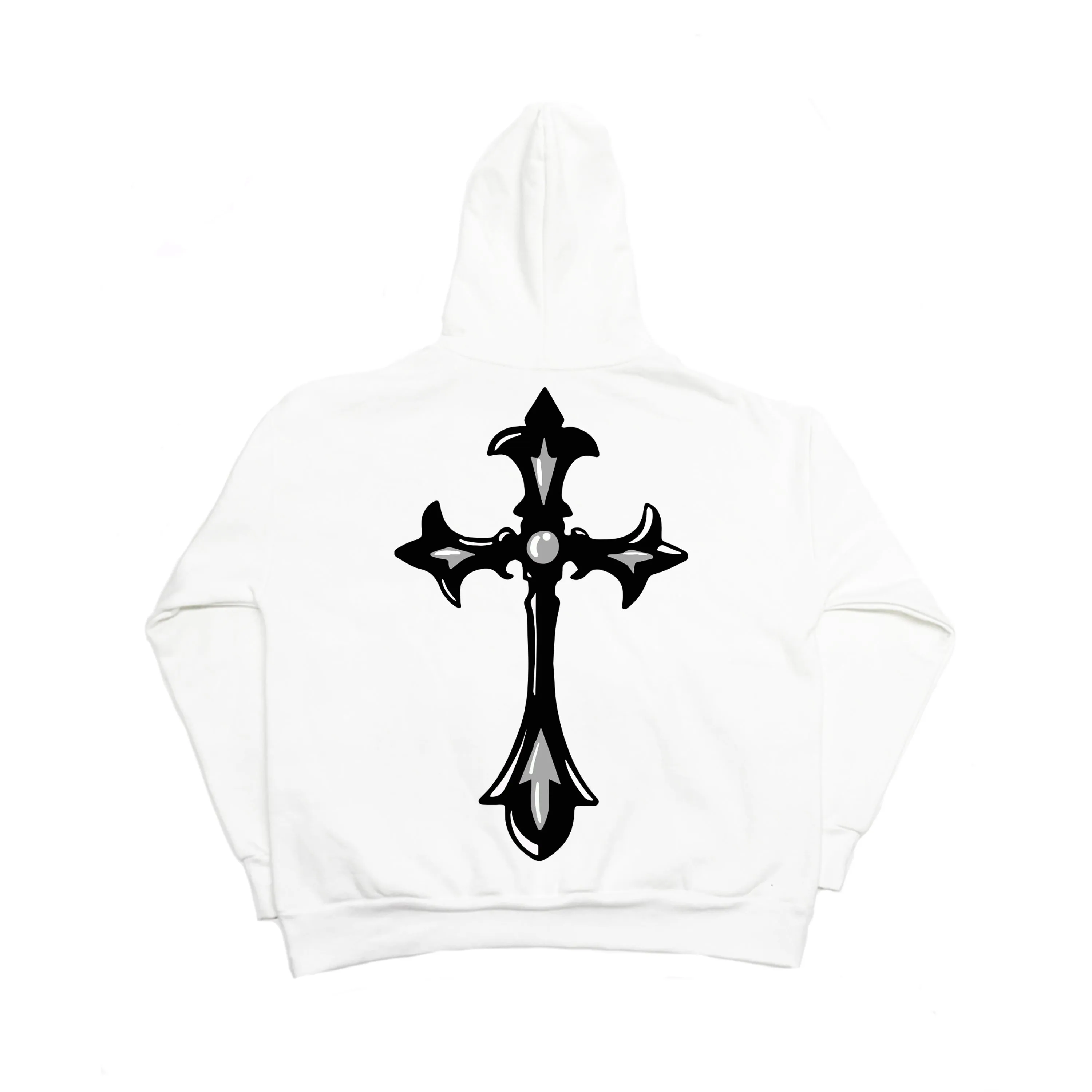Vamprie Gril Hoodie Cream White sold by Ecosys LA product image thumbnail 2