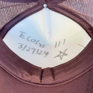 * 1/1 SAMPLE* Trucker Hat Brown sold by Ecosys LA