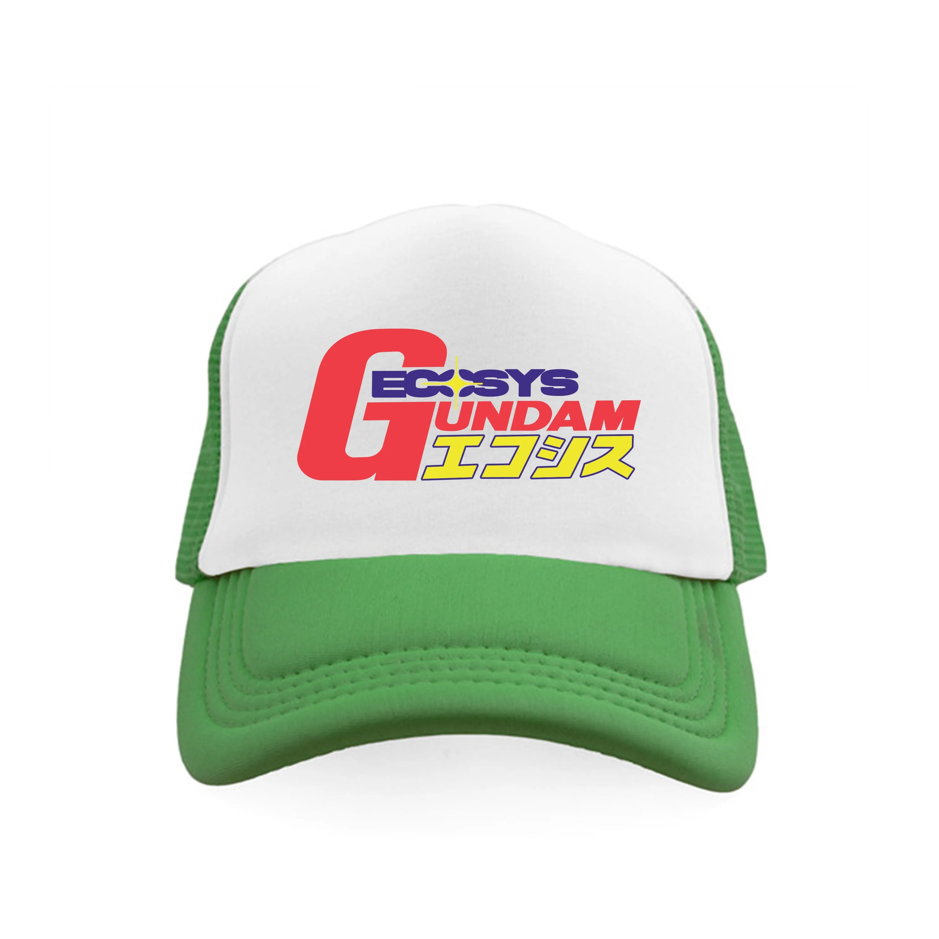 *SAMPLE* Gundam Trucker Hat Green sold by Ecosys LA