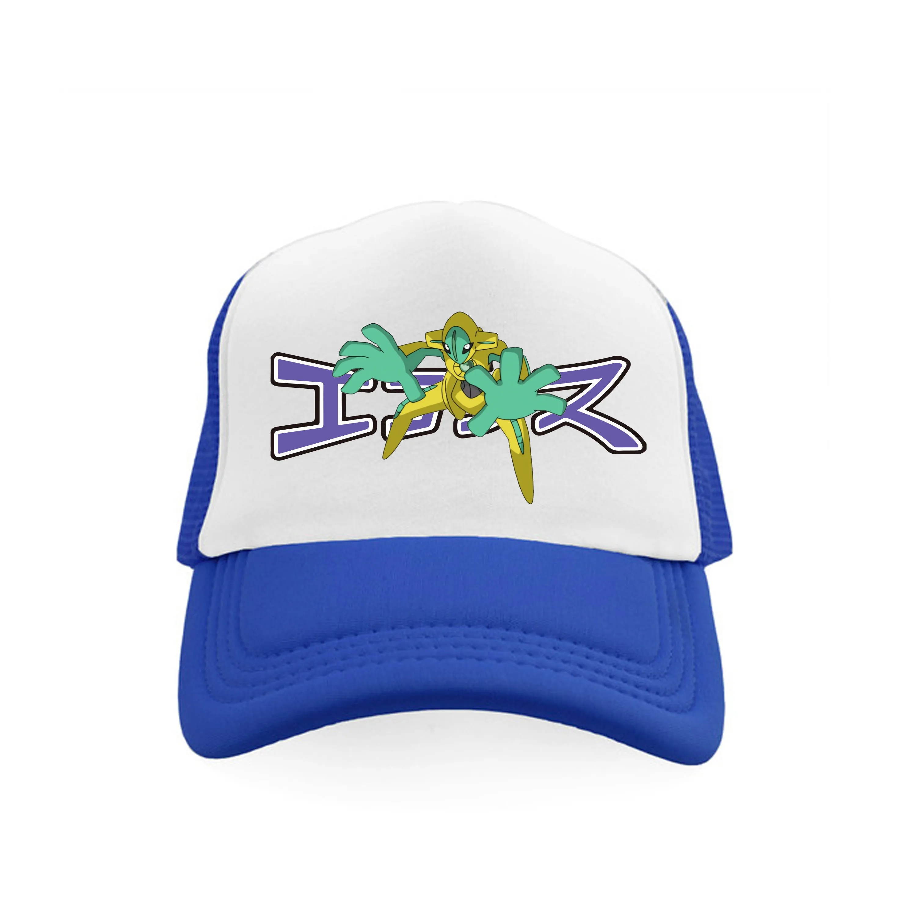 *SAMPLE* Shiny Deoxys Trucker Hat Royal Blue sold by Ecosys LA