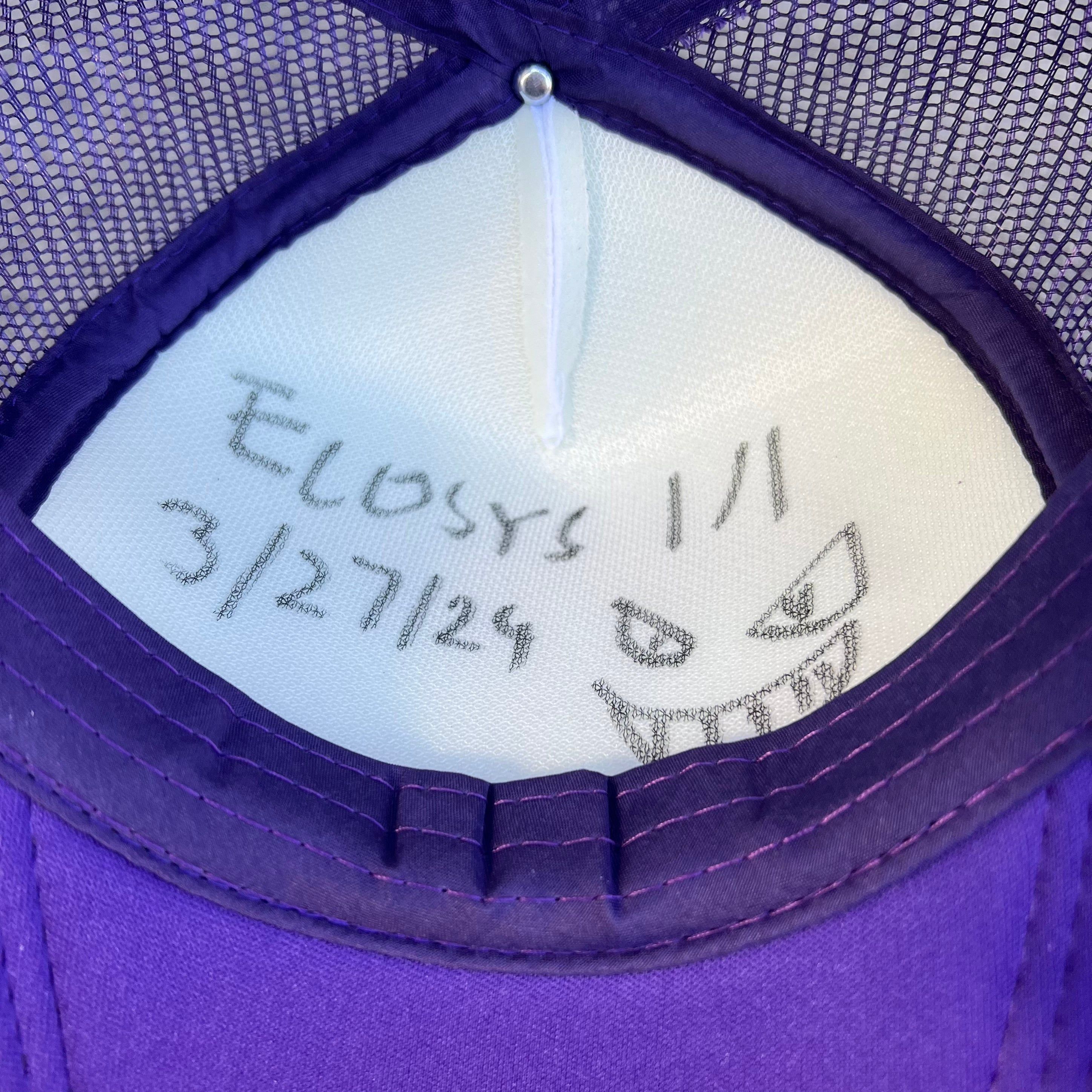 * 1/1 SAMPLE* Trucker Hat Purple sold by Ecosys LA product image thumbnail 3