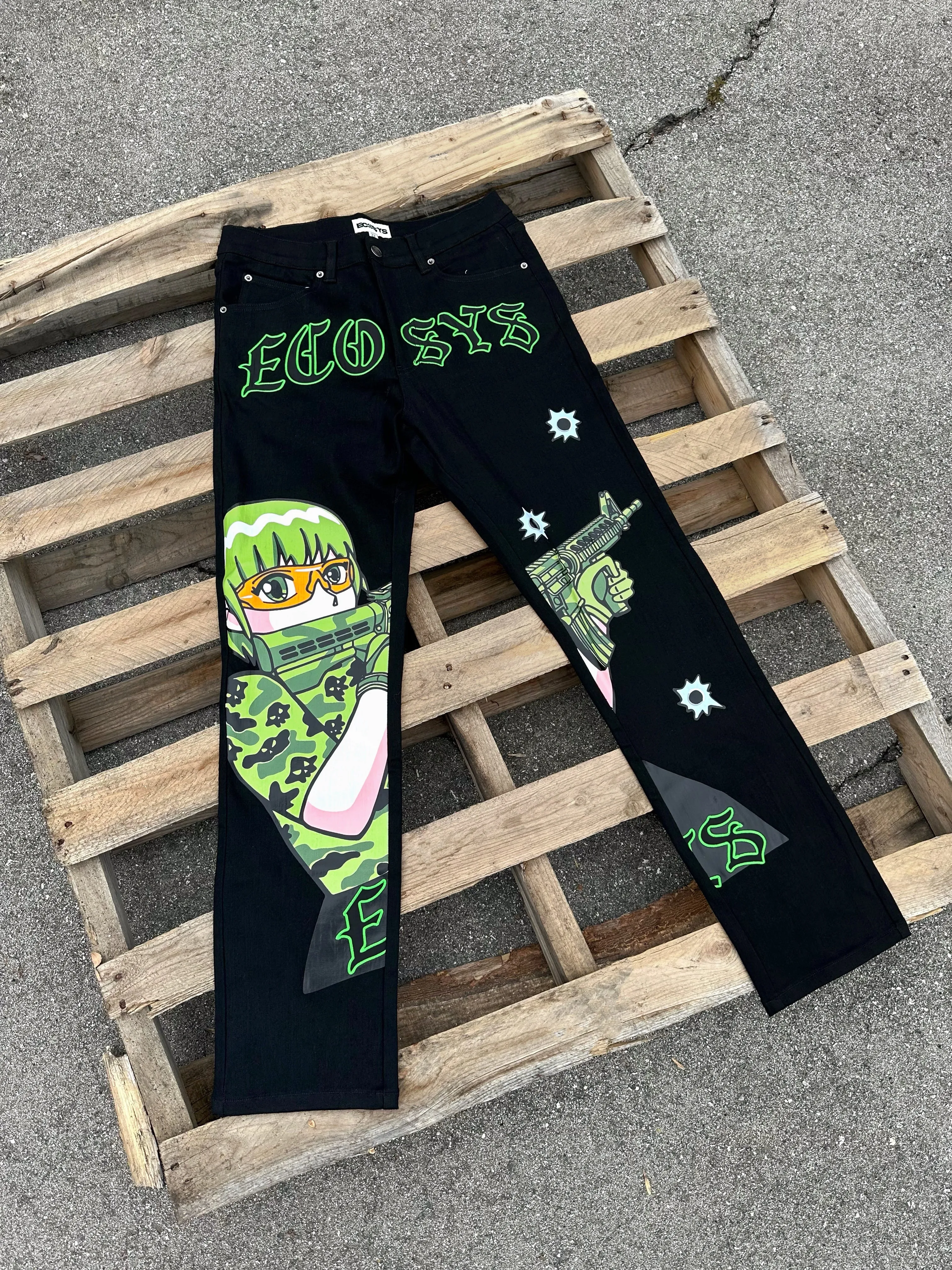 Camo Girl Jeans sold by Ecosys LA product image thumbnail 4