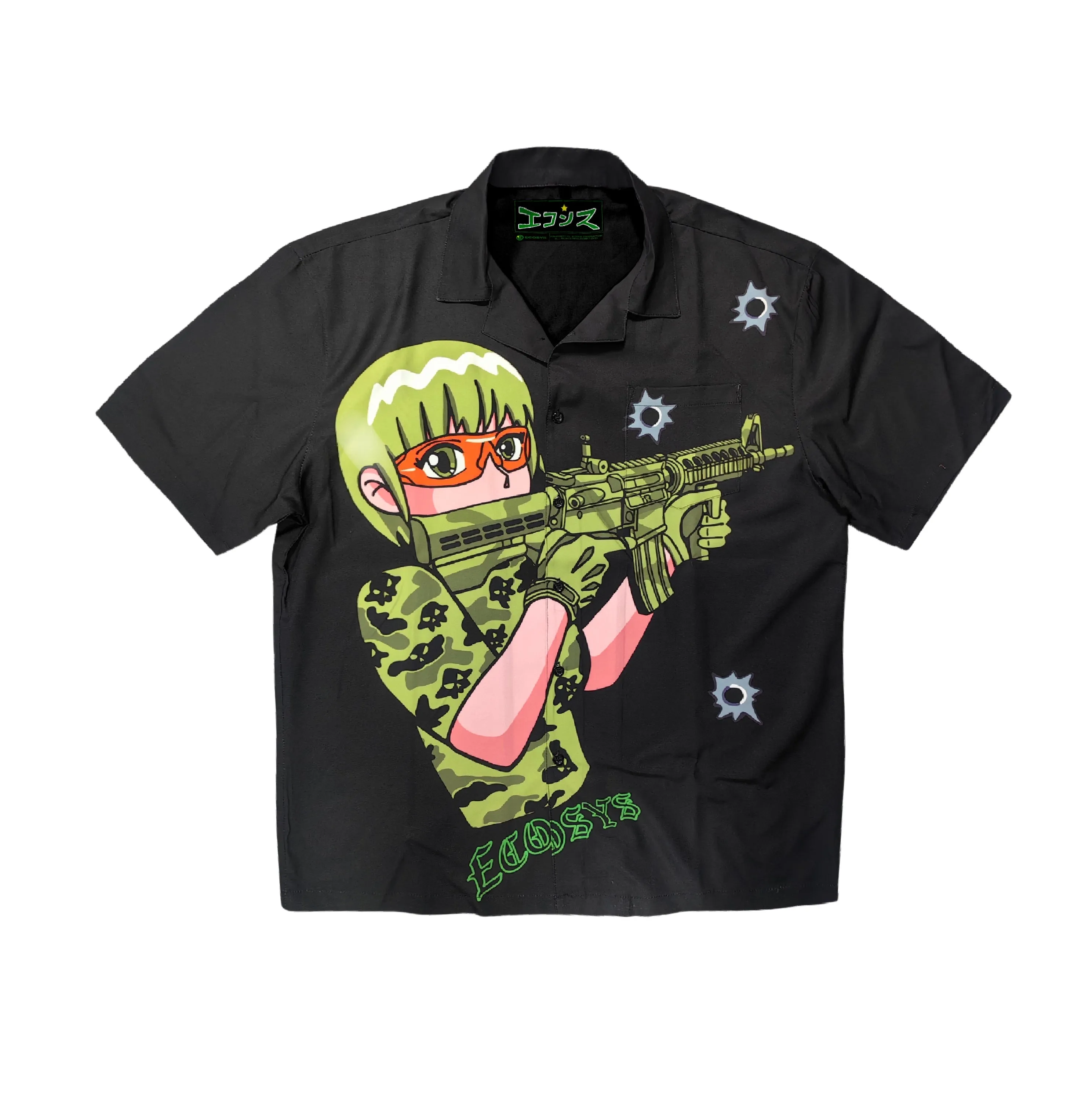 Camo Girl Button up sold by Ecosys LA product image thumbnail 3