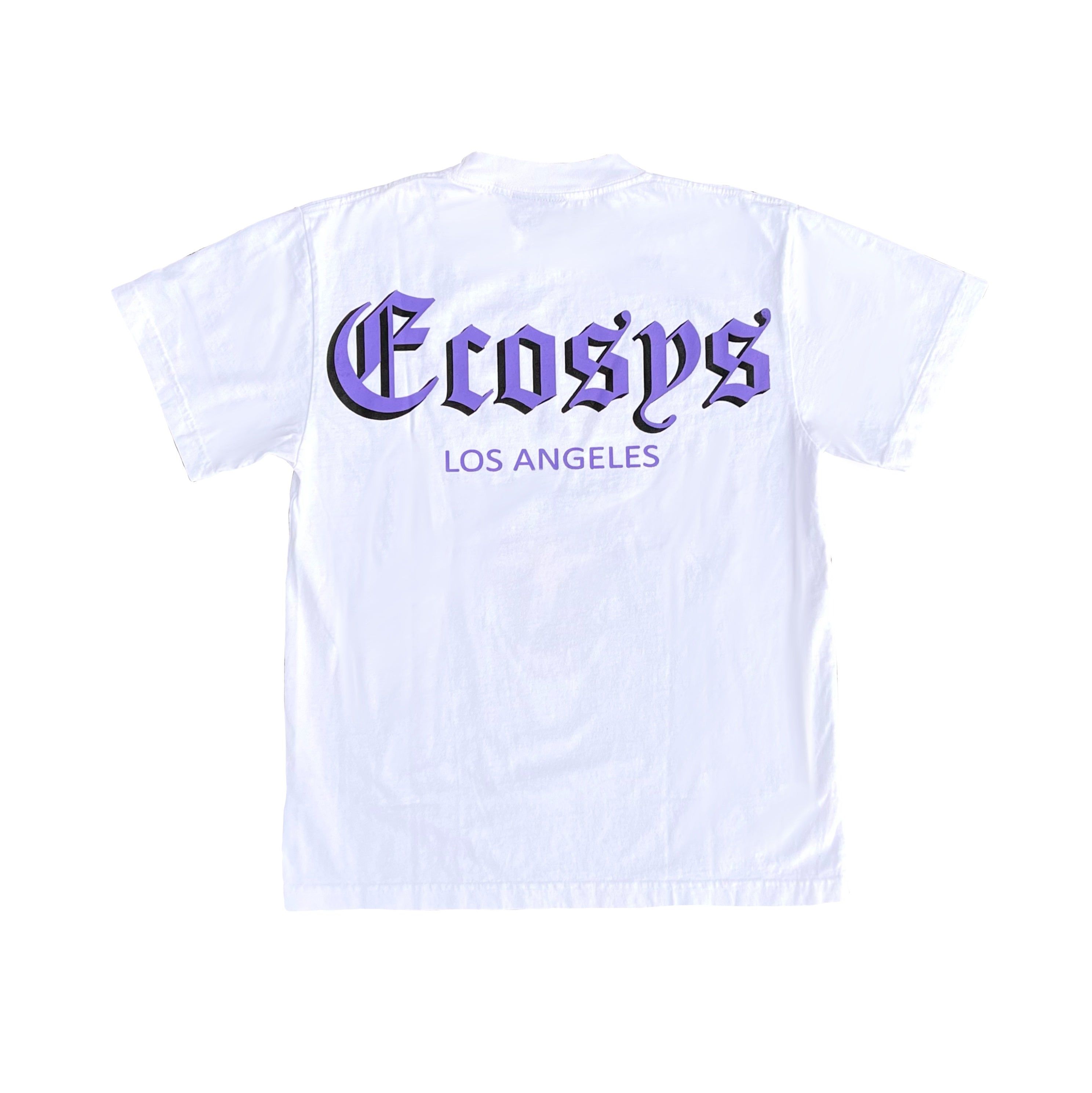 *1/1 Sample* Tee White 013 sold by Ecosys LA product image thumbnail 2