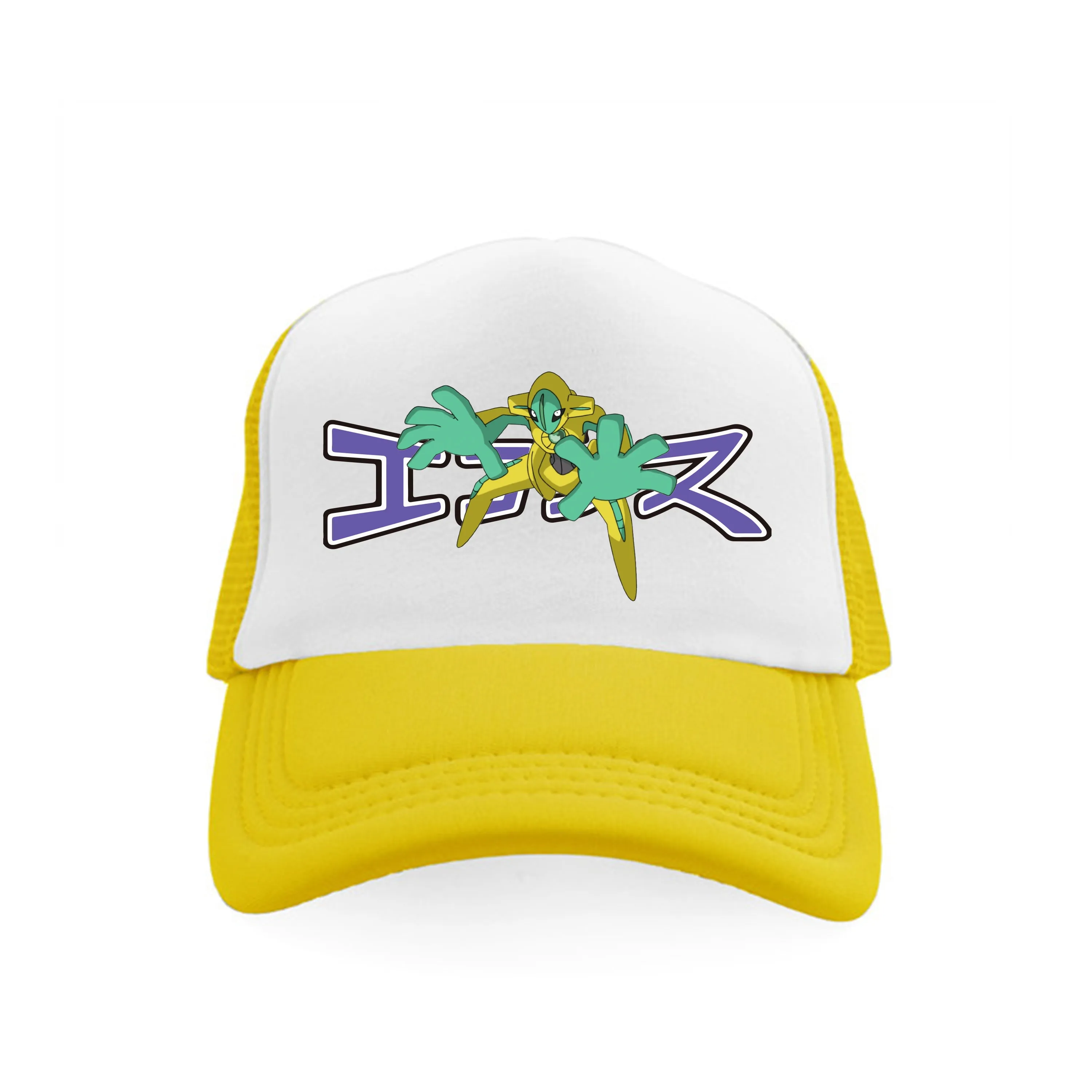 *SAMPLE* Shiny Deoxys Trucker Hat Yellow sold by Ecosys LA