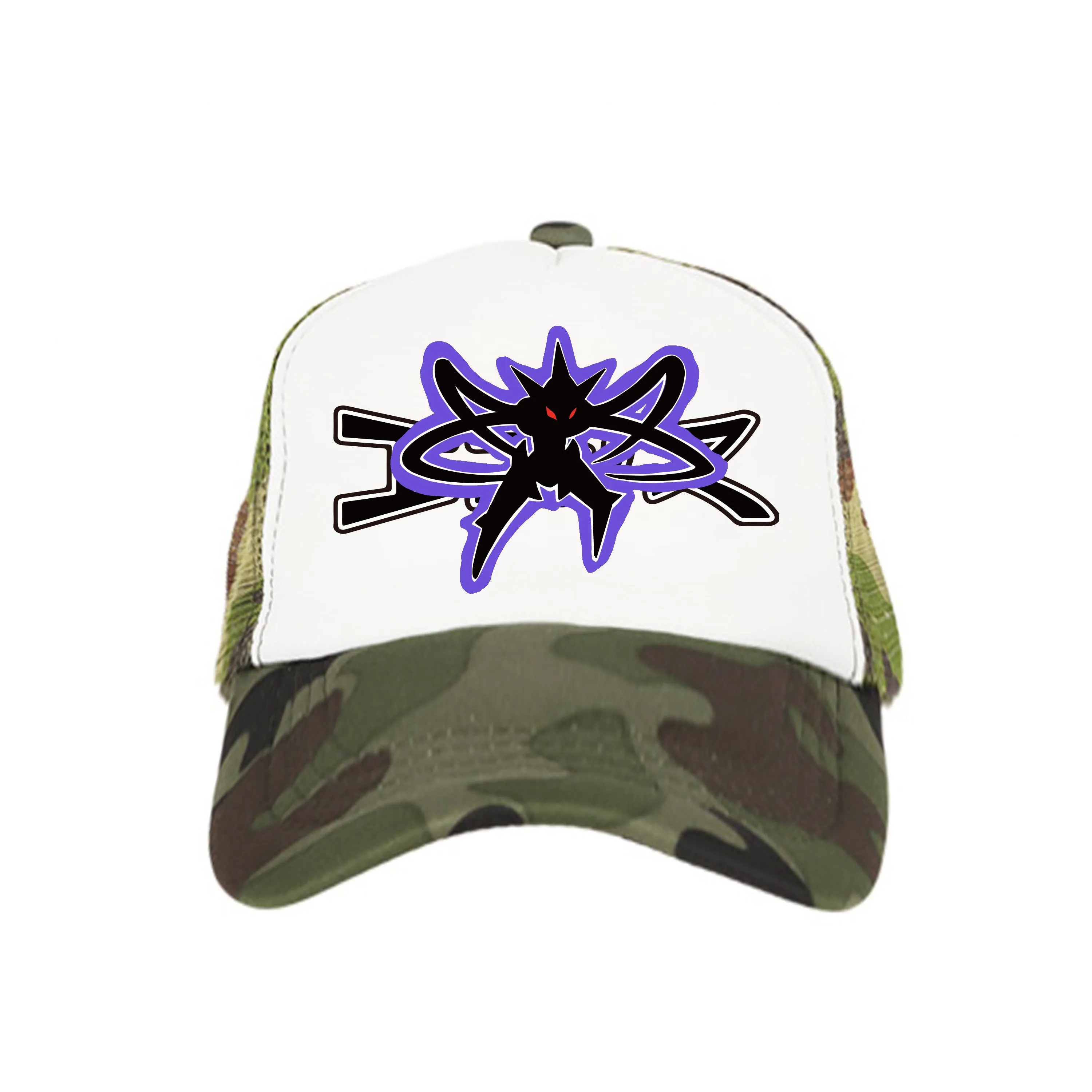 *SECRET* Embroidery Shadow Deoxys Trucker Hat Camo sold by Ecosys LA