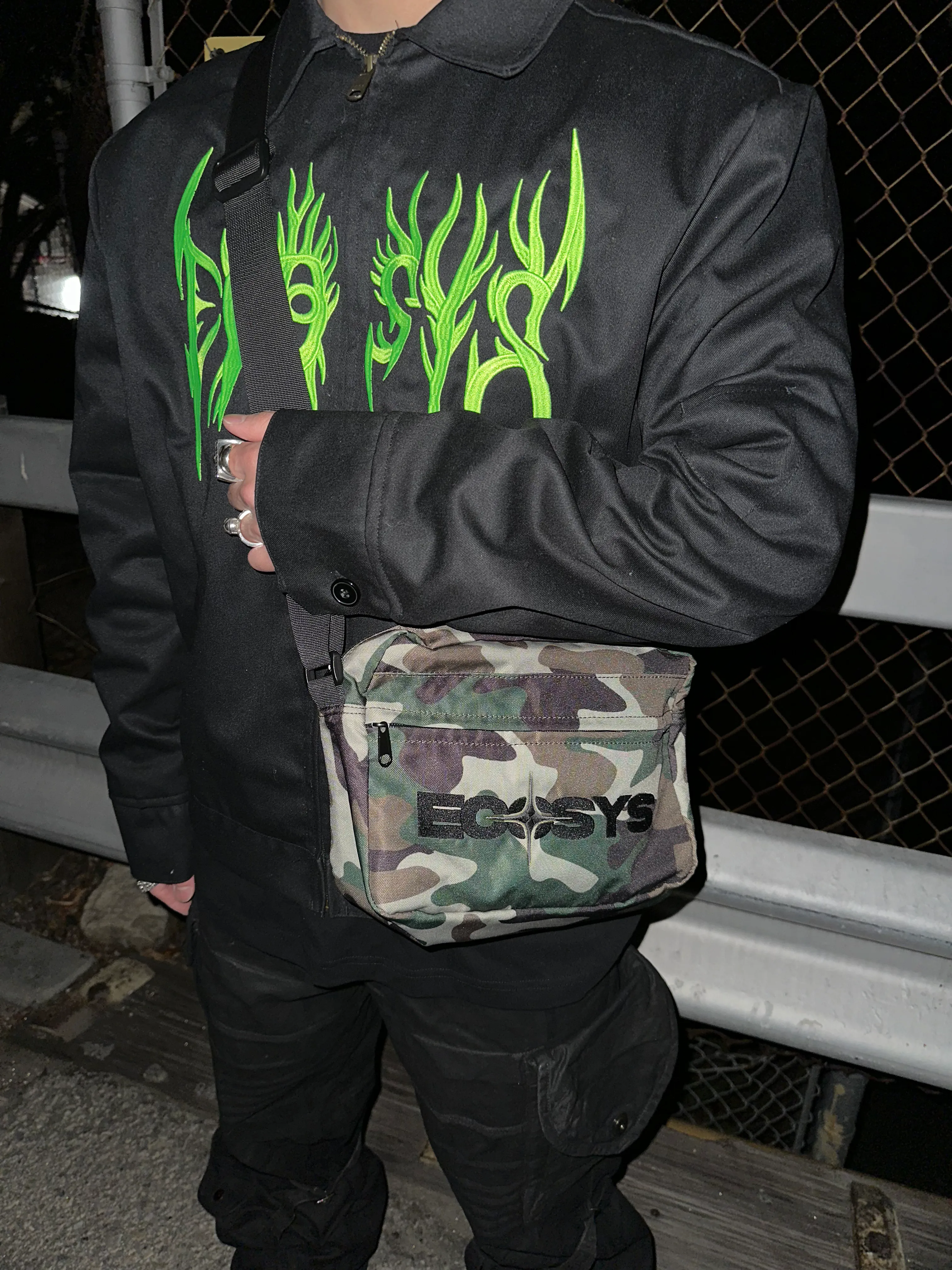 Camo Shoulder Bag sold by Ecosys LA product image thumbnail 3