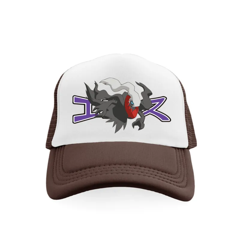 *SAMPLE* Darkrai Trucker Hat Brown sold by Ecosys LA