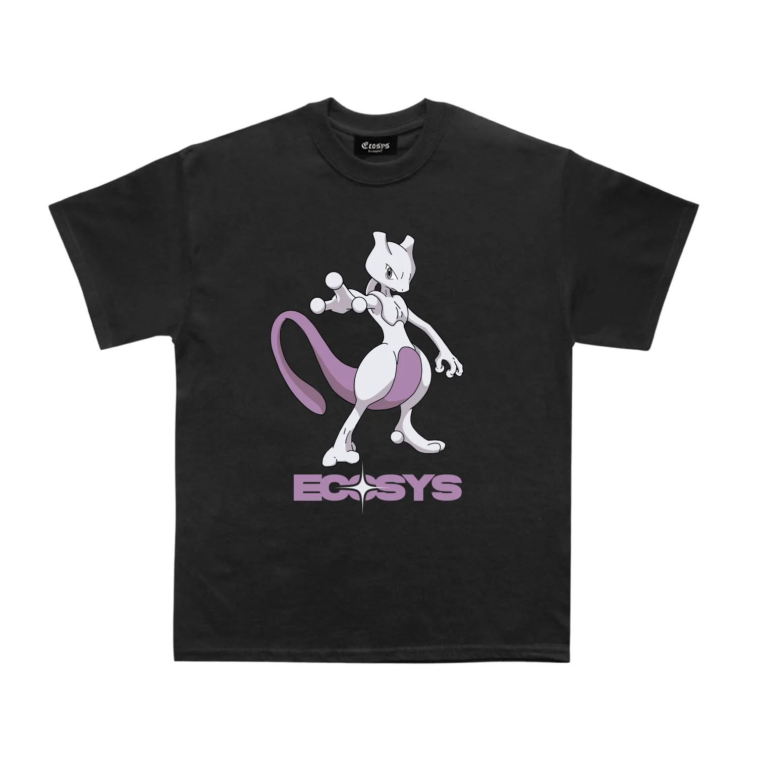*Sample* Mewtwo Tee sold by Ecosys LA