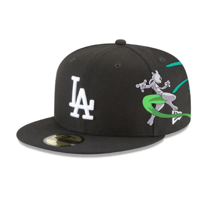 *Sample* Shiny Mewtwo vs Deoxys Fitted Hat sold by Ecosys LA