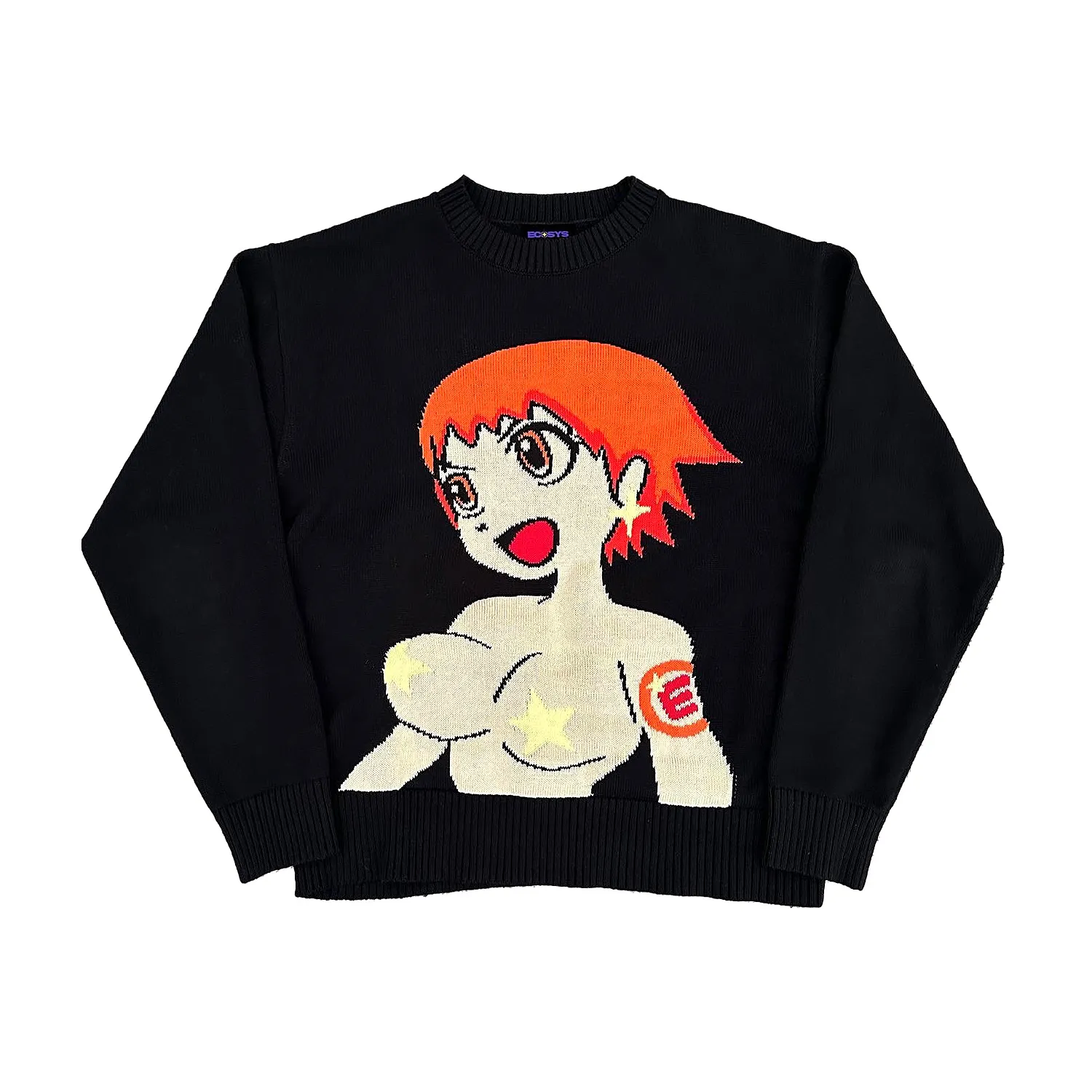 *1/1 Sample* Girl Knitted Sweater White 059 sold by Ecosys LA product image thumbnail 2