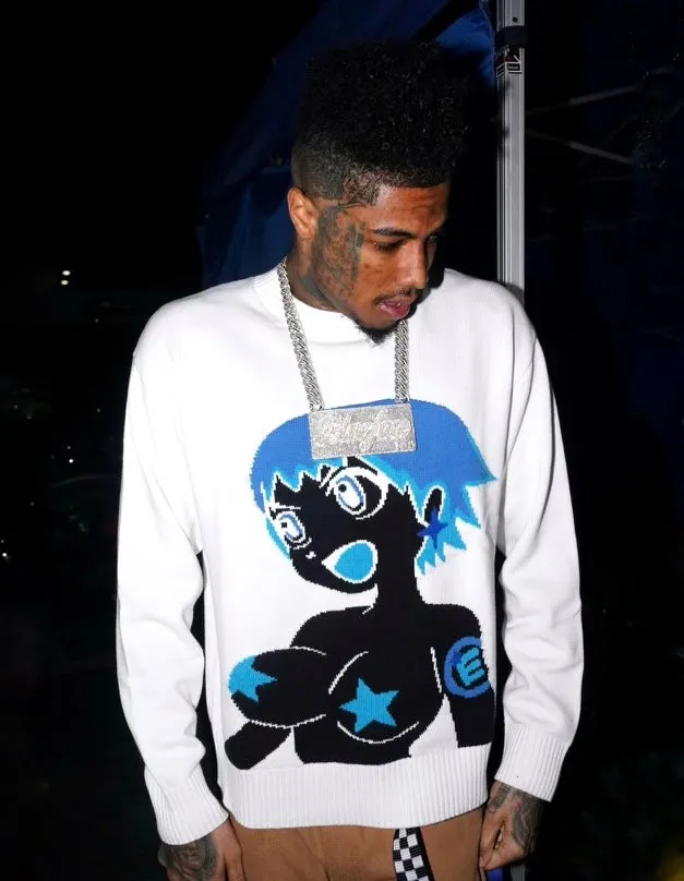 *1/1 Sample* Girl Knitted Sweater White 059 sold by Ecosys LA product image thumbnail 4