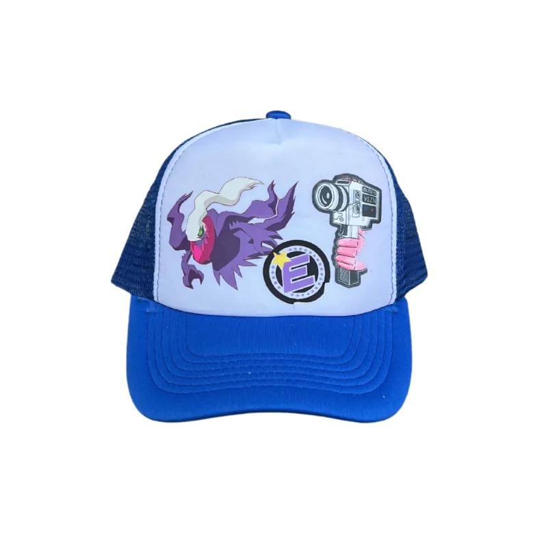* 1/1 SAMPLE* Trucker Hat Royal Blue sold by Ecosys LA
