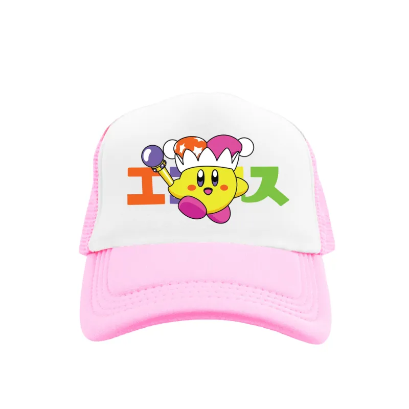 *SAMPLE* Kirby Trucker Hat Pink sold by Ecosys LA