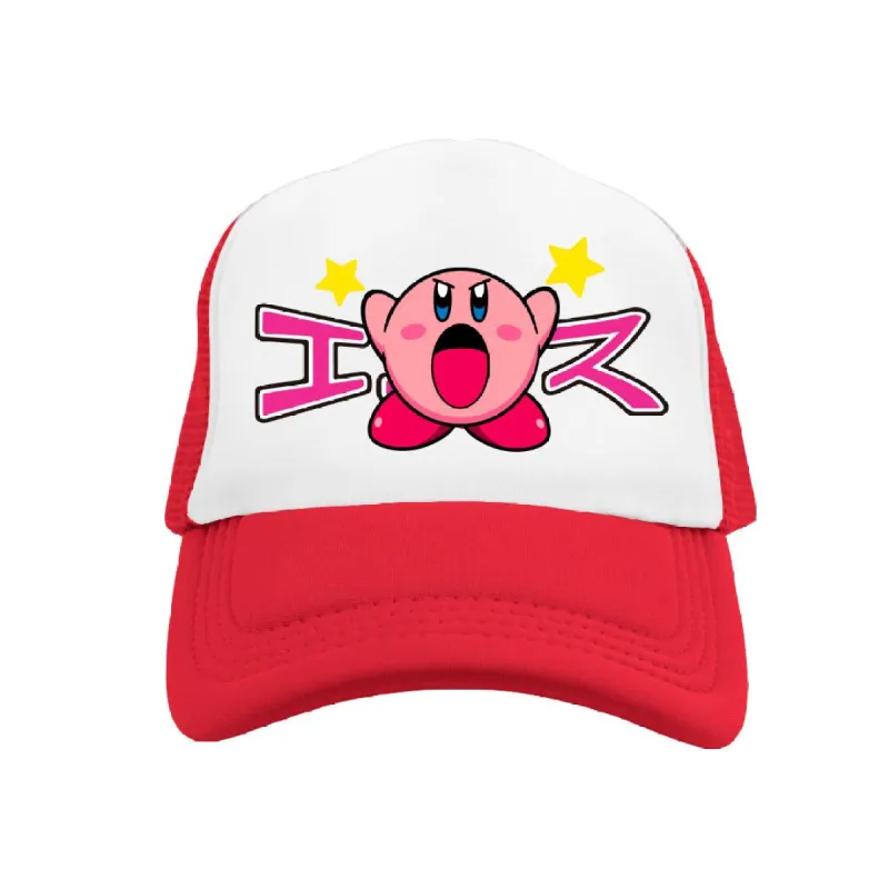 *SAMPLE* Kirby Trucker Hat Red sold by Ecosys LA