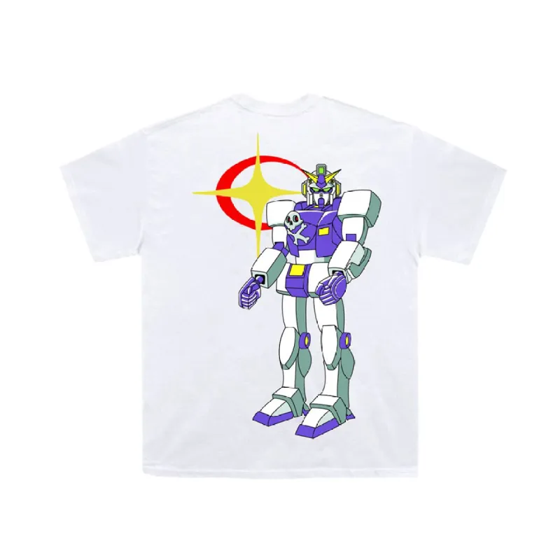 Skull Gundam Tee White sold by Ecosys LA