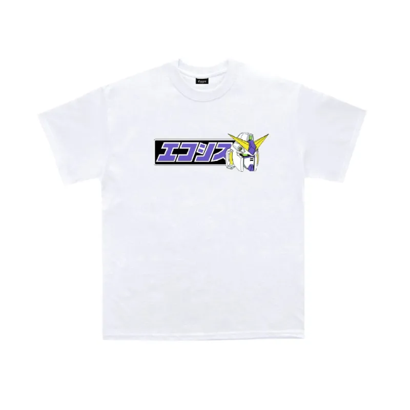 Gundam Logo Tee White sold by Ecosys LA