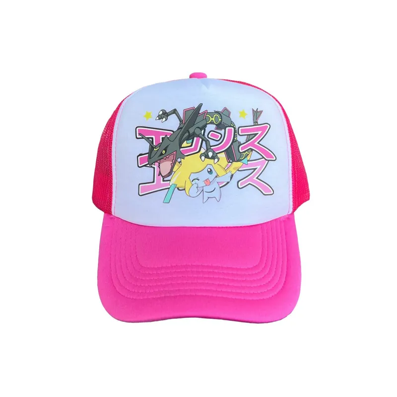 * 1/1 SAMPLE* Trucker Hot Pink sold by Ecosys LA