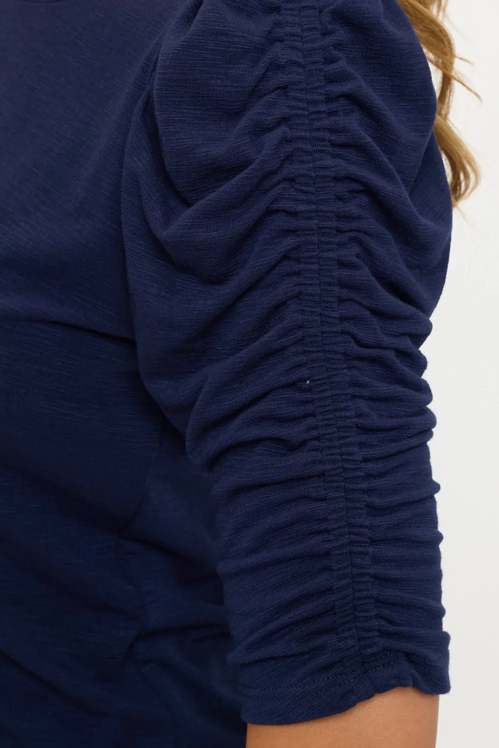 Sabine Ruched Sleeve Knit Top sold by West k product image thumbnail 5
