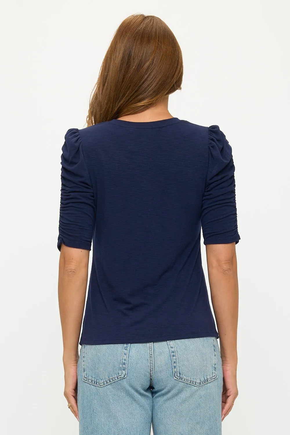 Sabine Ruched Sleeve Knit Top sold by West k product image thumbnail 4