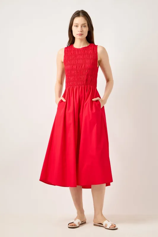Ruby Daydream Smocked Midi Dress sold by West k