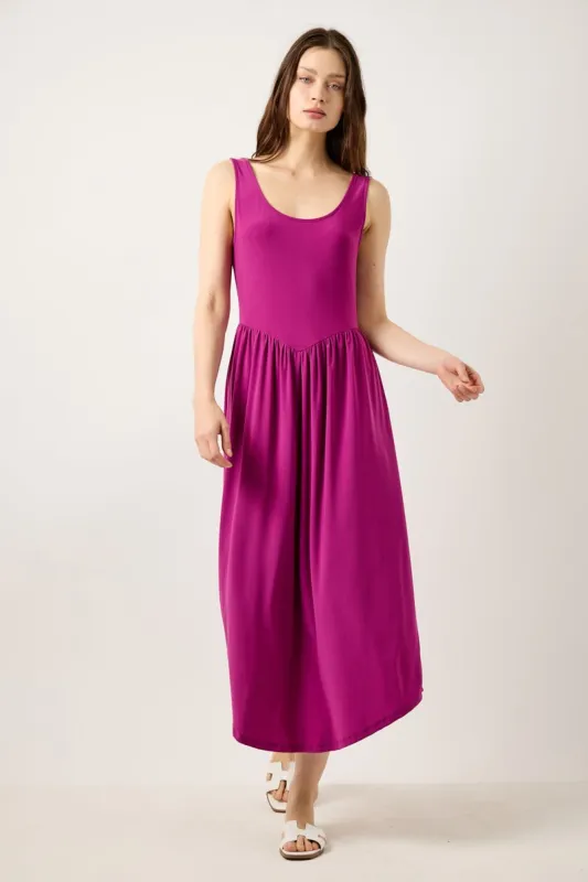 Nerys Knit Tank Midi Dress sold by West k