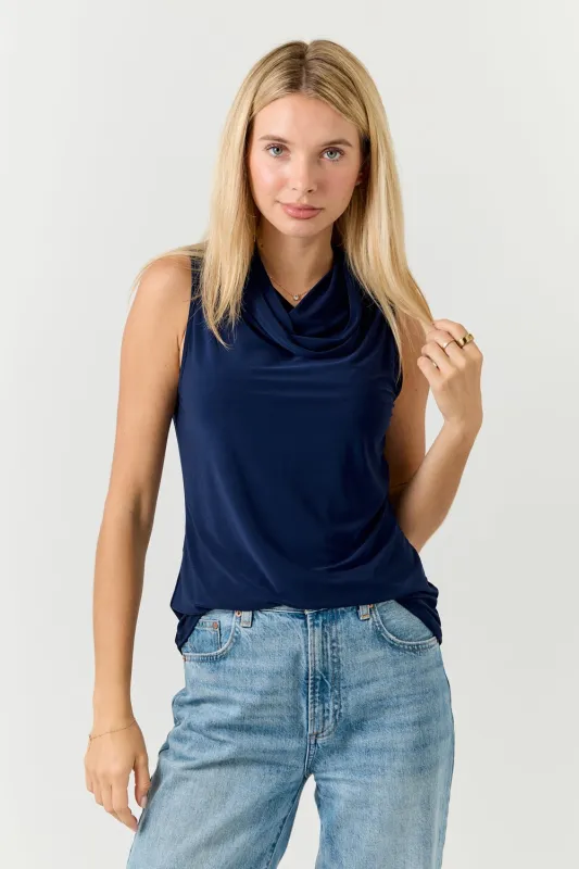 Maris Cowl Neck Sleeveless Blouse sold by West k