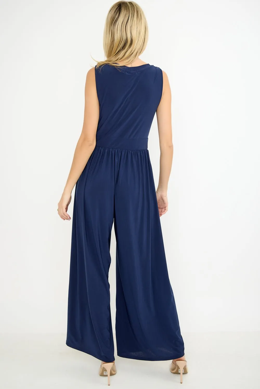 Janina Sleeveless Knit Jumpsuit sold by West k product image thumbnail 3