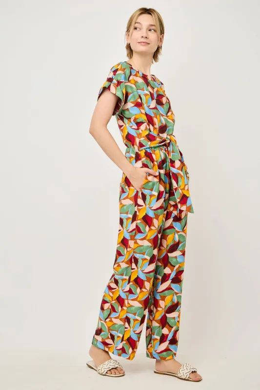 Priya Dolman Sleeve Tie Front Jumpsuit sold by West k