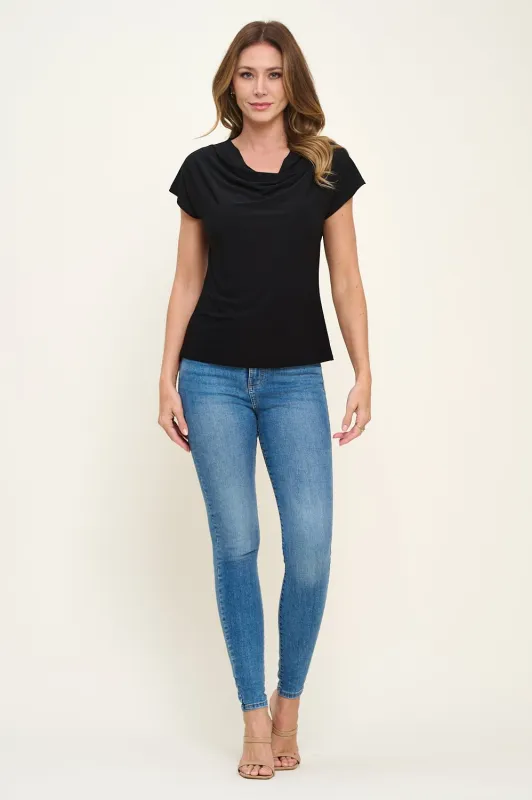 Stephanie Cowl Neck Top sold by West k