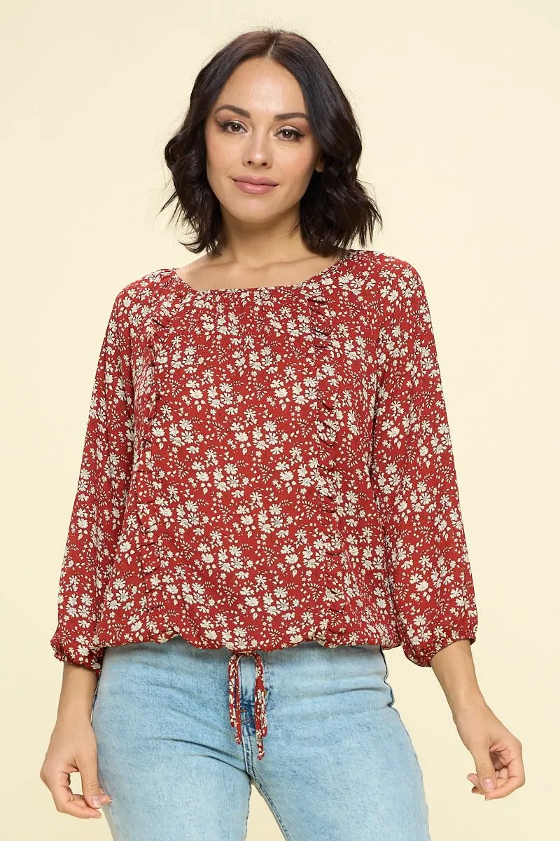Jessica Round Neck Blouse sold by West k