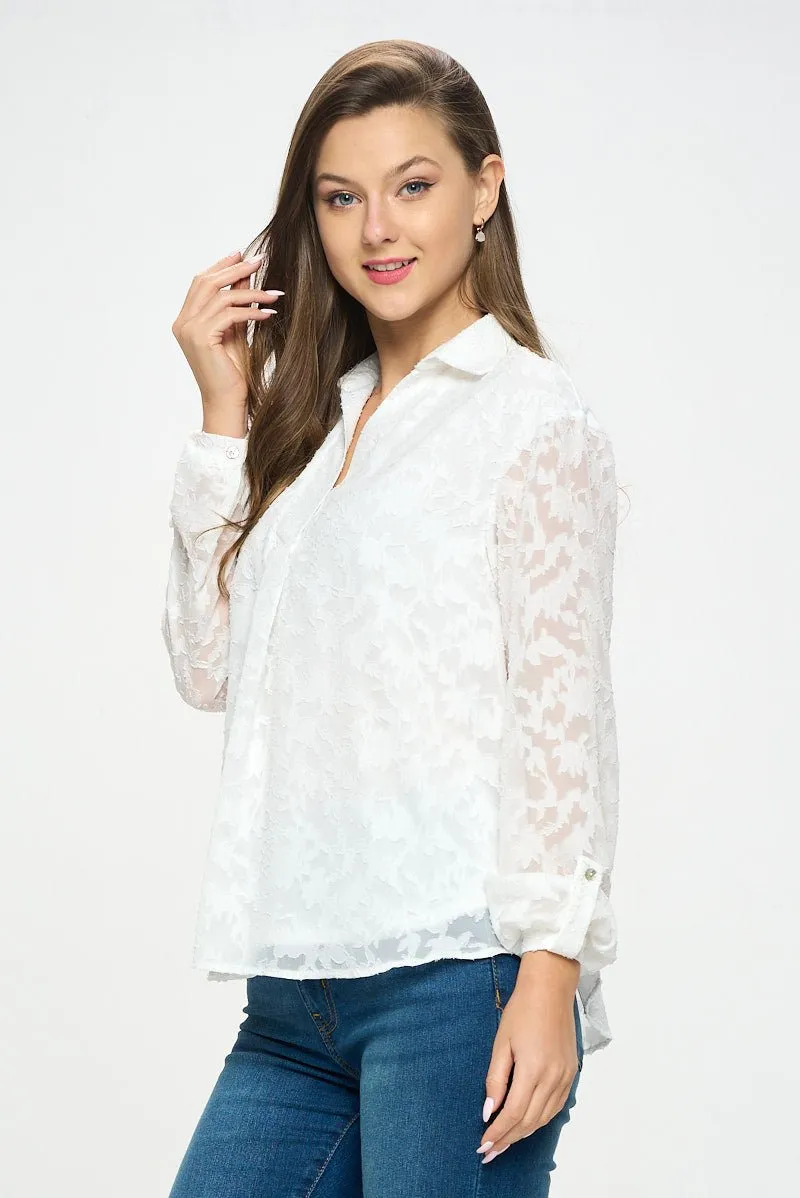 Alison Lace Blouse sold by West k product image thumbnail 3