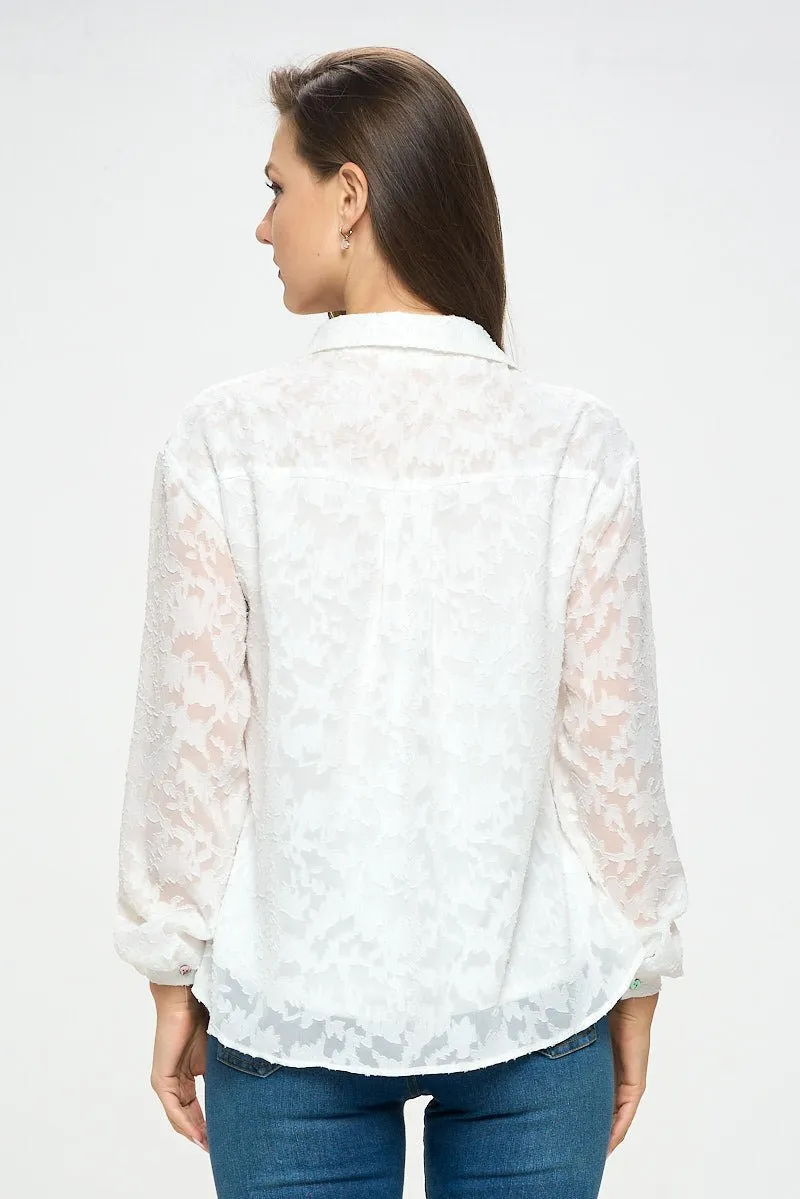 Alison Lace Blouse sold by West k product image thumbnail 4