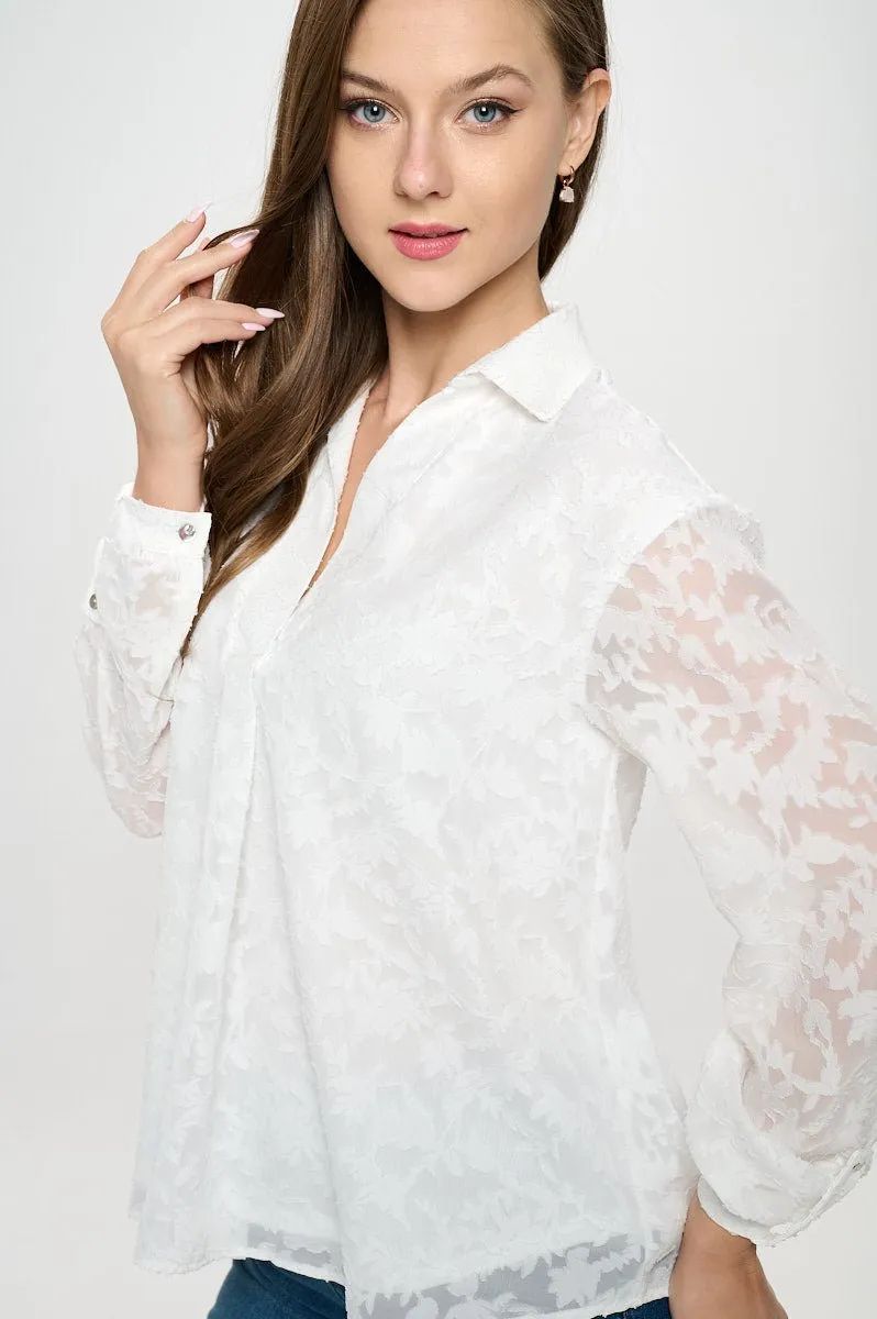 Alison Lace Blouse sold by West k product image thumbnail 5