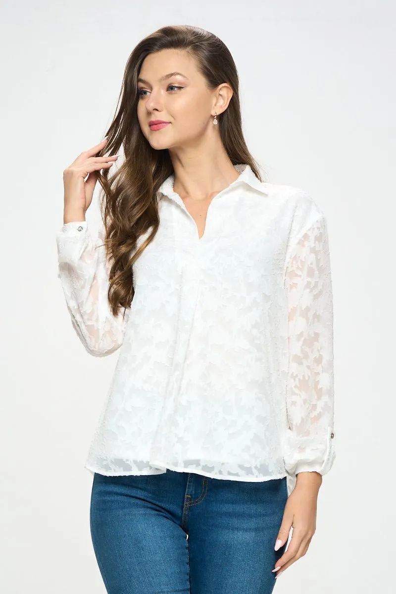Alison Lace Blouse sold by West k product image thumbnail 2