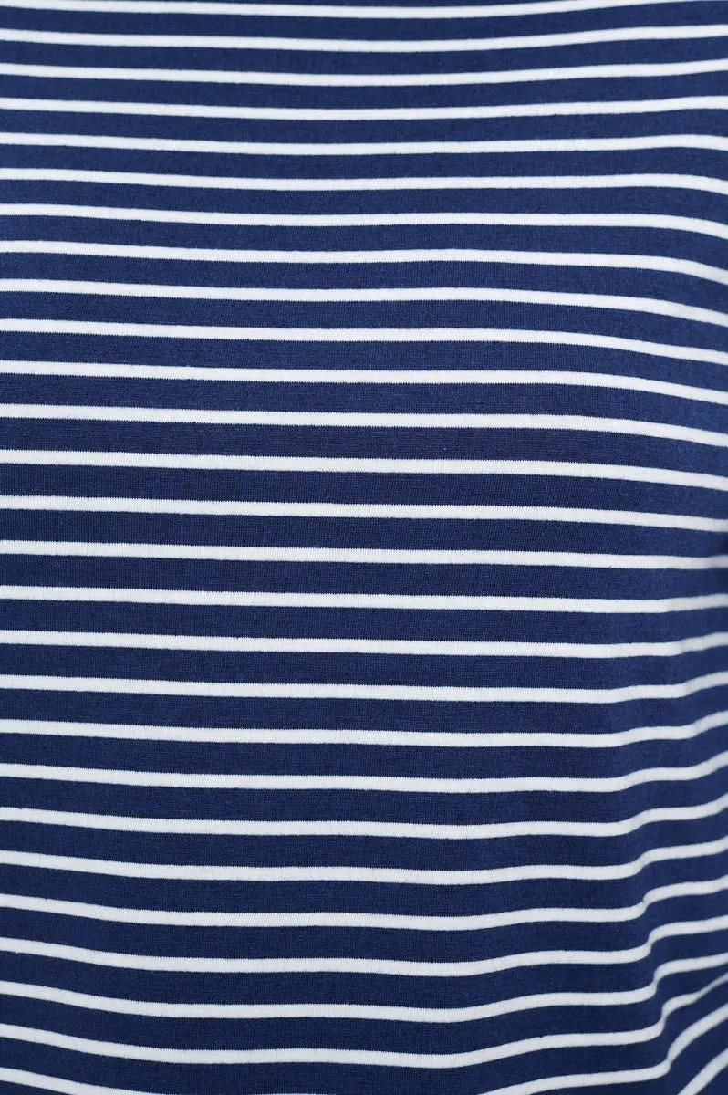 Aya Long Sleeve Boat Neck Stripe Top sold by West k product image thumbnail 5