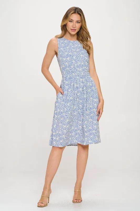 Diana Sleeveless Cutout back dress sold by West k