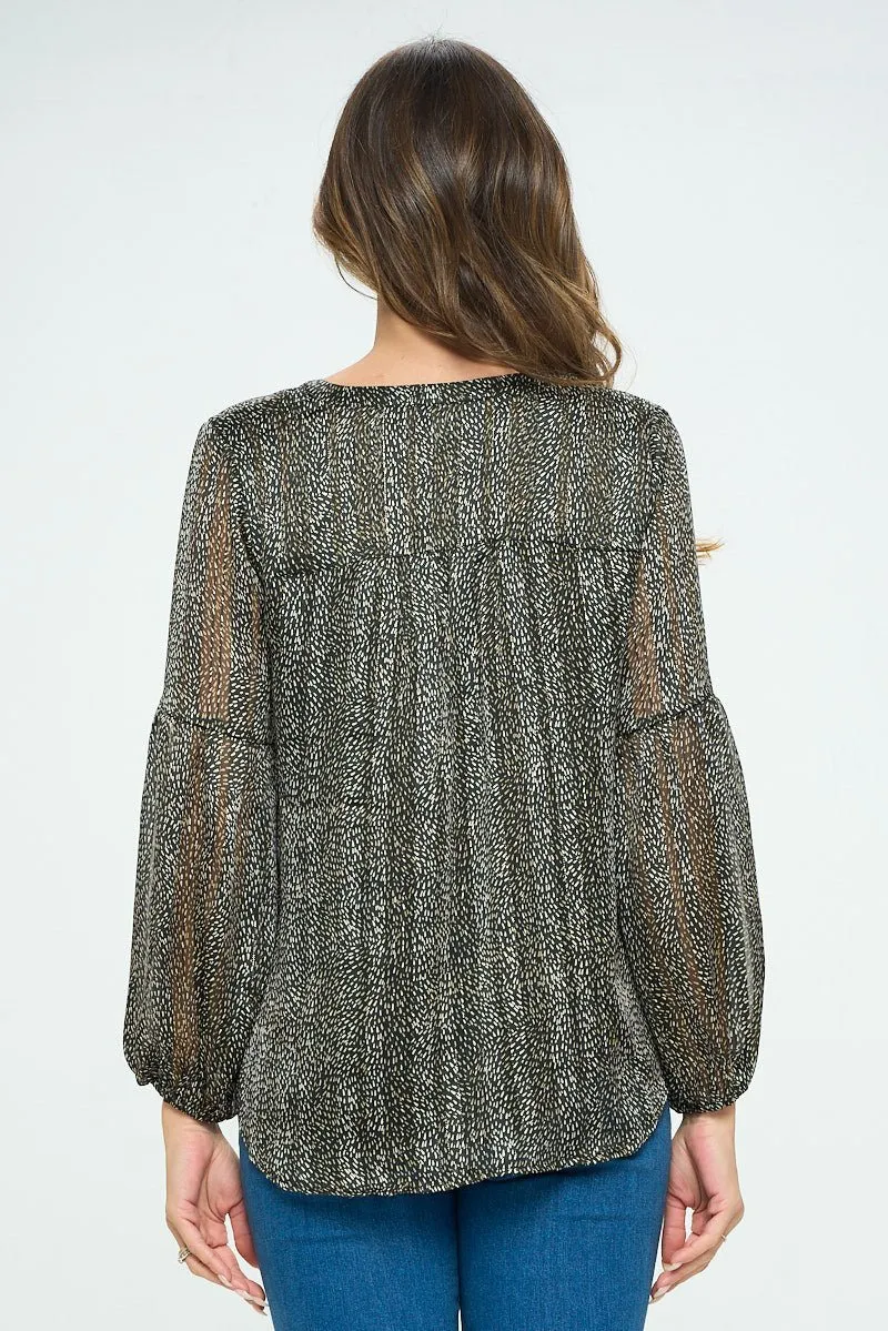 Caitlin Long Sleeve Blouse sold by West k product image thumbnail 3