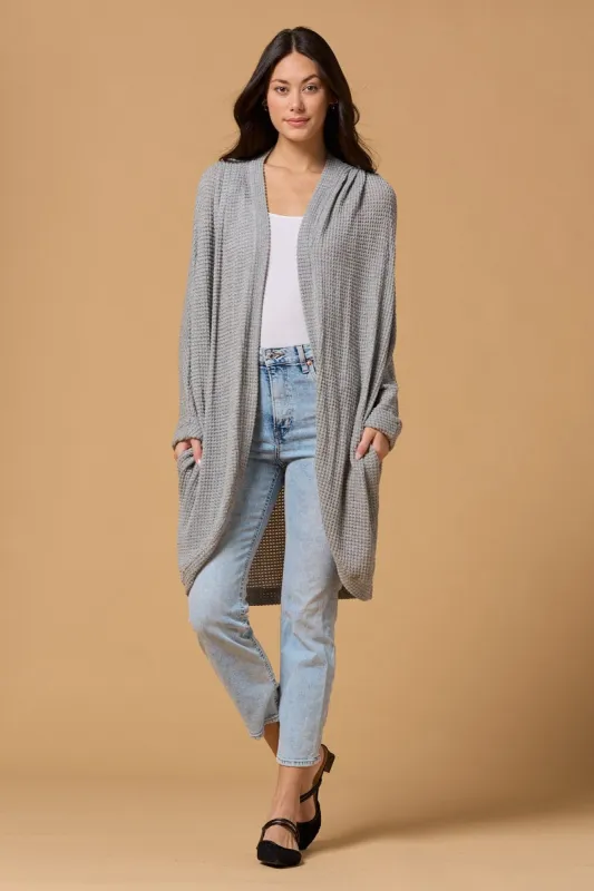 Karla Oversized Waffle Cardigan sold by West k