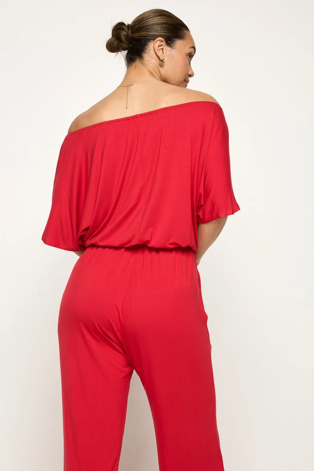 Joy Off Shoulder Jumpsuit sold by West k product image thumbnail 5