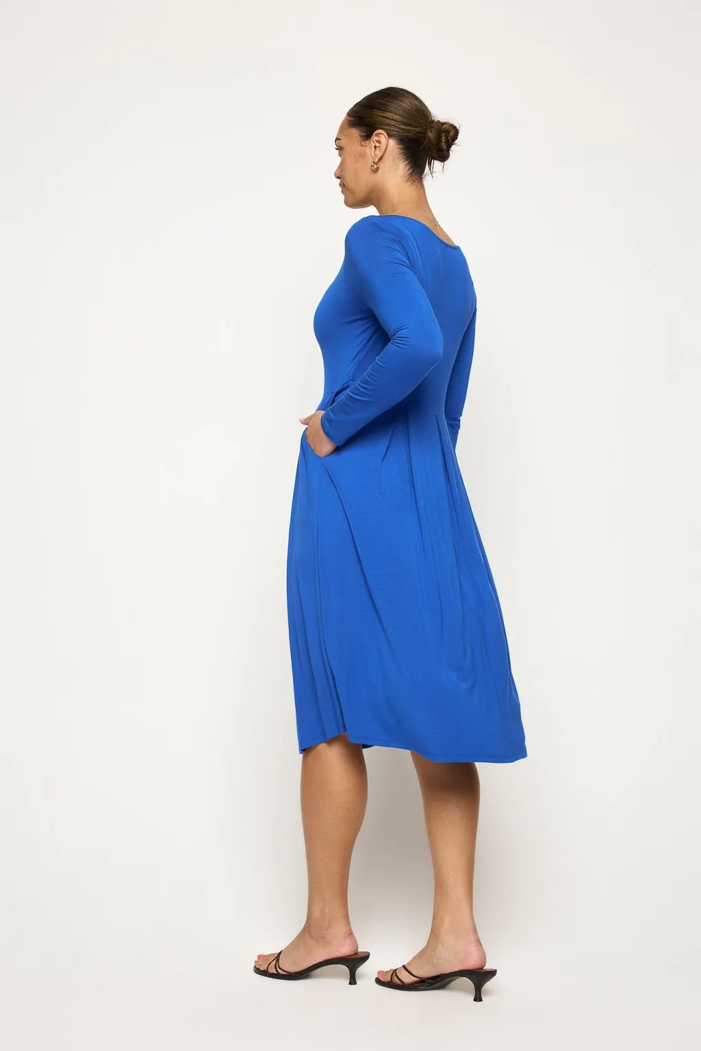 Charlee Long Sleeve A-line Knit Dress sold by West k product image thumbnail 4