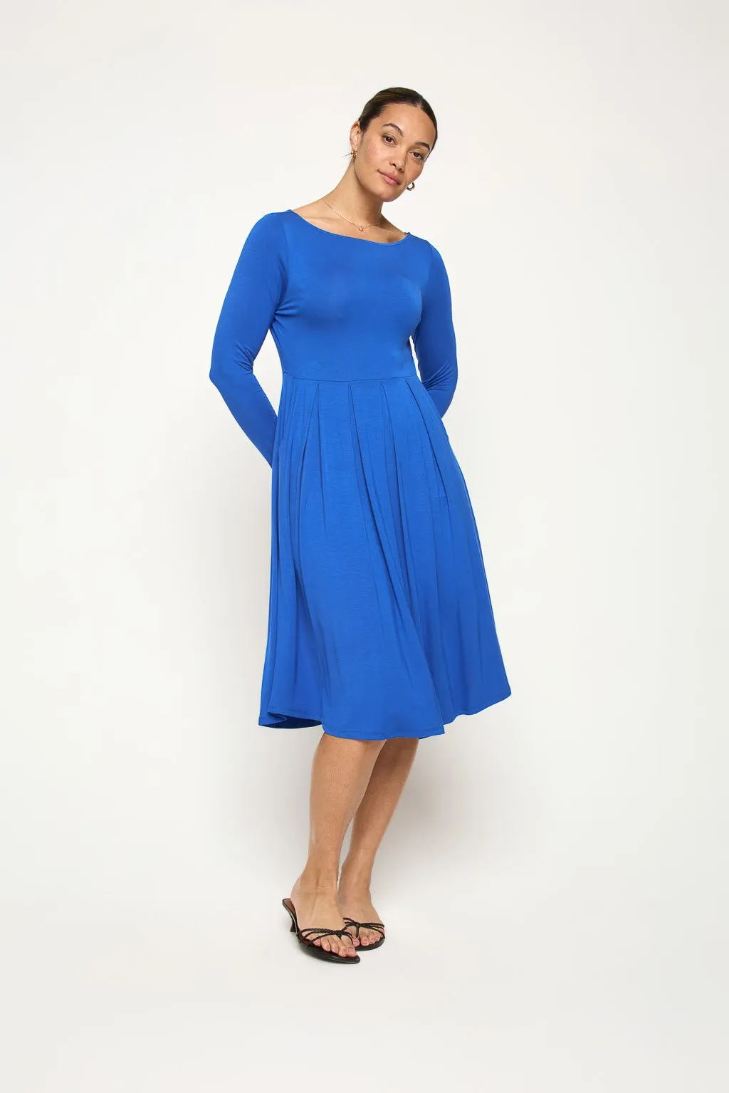 Charlee Long Sleeve A-line Knit Dress sold by West k